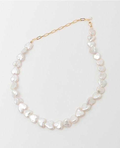 【MIHOKO SAKAI/ミホコサカイ】ハートパールネックレス（PN62） 詳細画像 ゴールド 2