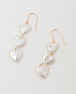 【MIHOKO SAKAI/ミホコサカイ】ハートパールピアス（PP20）