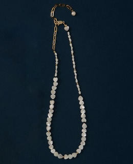 【MIHOKO SAKAI/ミホコサカイ】ハートシェルパールネックレス（PN47）