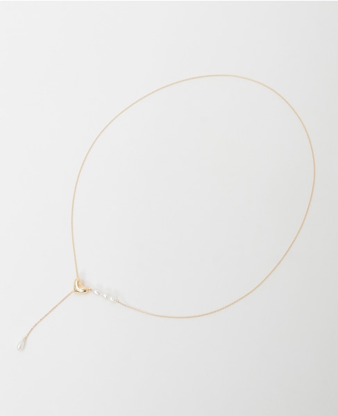 【MIHOKO SAKAI/ミホコサカイ】ハート/パールネックレス（PN61） 詳細画像 ゴールド 2