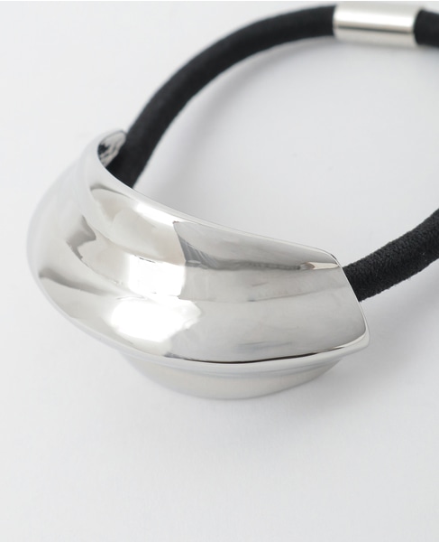 【JAMIRAY/ジャミレイ】BAMBOO MOTIF HAIR TIE 詳細画像 シルバー 3