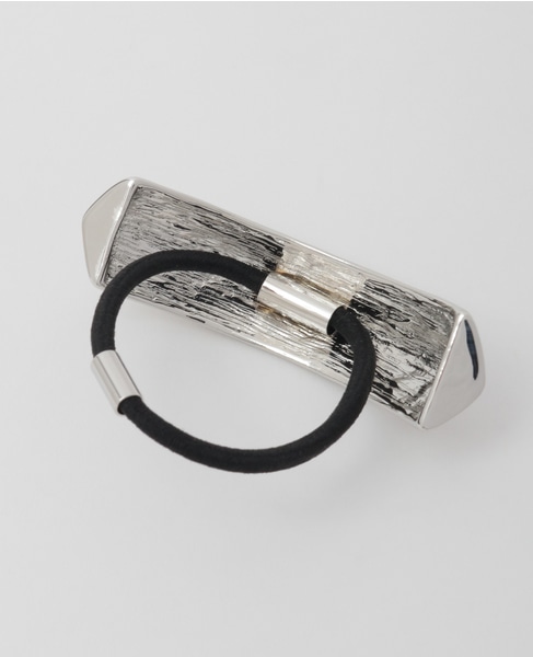 【JAMIRAY/ジャミレイ】BAMBOO LEAVES HAIR TIE 詳細画像 シルバー 2