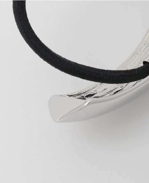 【JAMIRAY/ジャミレイ】BAMBOO LEAVES HAIR TIE 詳細画像 シルバー 4