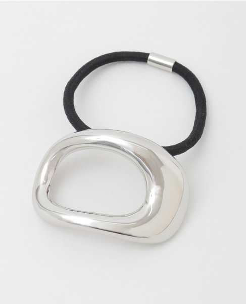 【JAMIRAY/ジャミレイ】BEAN HAIR TIE 詳細画像 シルバー 1