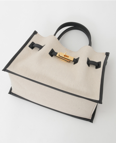 【VIOLAd'ORO/ヴィオラドーロ】トートバッグ（V-2287） 詳細画像 アイボリー 7