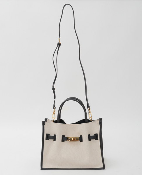 【VIOLAd'ORO/ヴィオラドーロ】トートバッグ（V-2287） 詳細画像 アイボリー 8