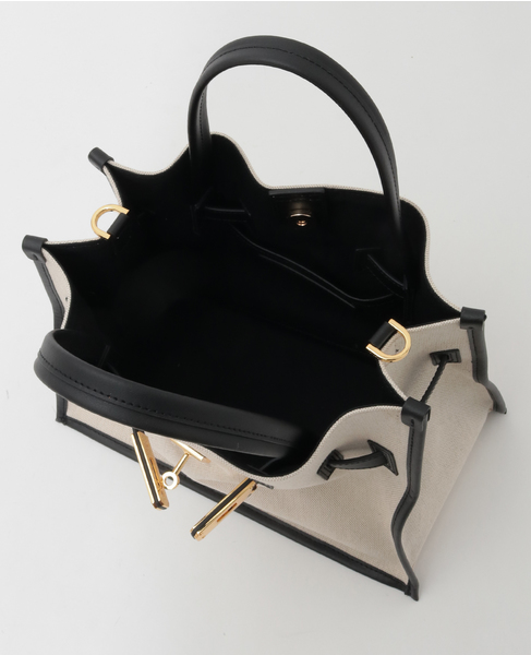 【VIOLAd'ORO/ヴィオラドーロ】トートバッグ（V-2287） 詳細画像 アイボリー 9