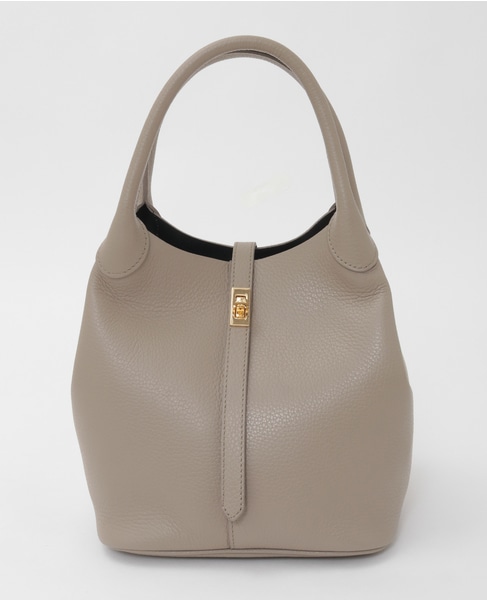 【VIOLAd'ORO/ヴィオラドーロ】ハンドバッグ（V-1573） 詳細画像 トープ 1