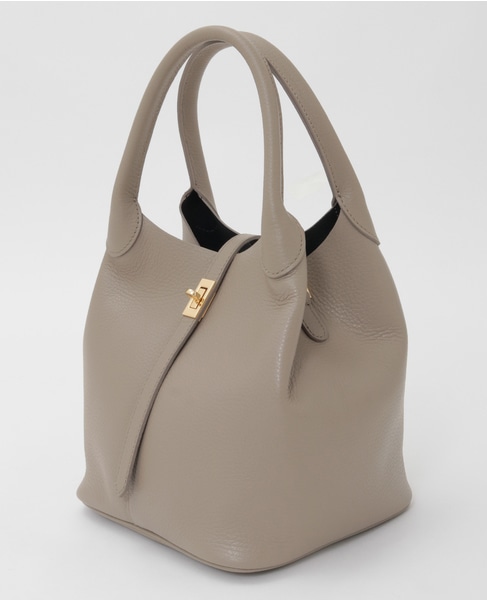 【VIOLAd'ORO/ヴィオラドーロ】ハンドバッグ（V-1573） 詳細画像 トープ 2