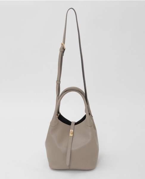 【VIOLAd'ORO/ヴィオラドーロ】ハンドバッグ（V-1573） 詳細画像 トープ 8