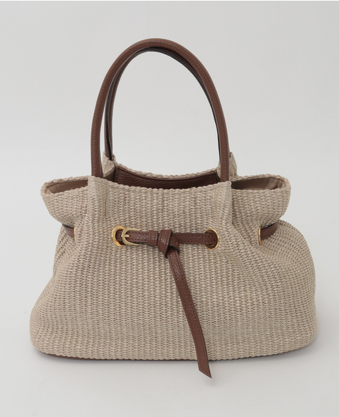 【VIOLAd'ORO/ヴィオラドーロ】かごバッグ（V-9017） 詳細画像 ベージュ 1