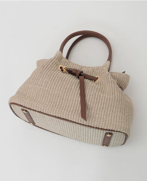 【VIOLAd'ORO/ヴィオラドーロ】かごバッグ（V-9017） 詳細画像 ベージュ 4