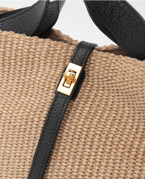 【VIOLAd'ORO/ヴィオラドーロ】かごバッグ（V-8744） 詳細画像 ナチュラル 6