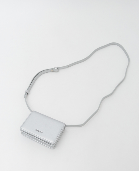 【SINBONO/シンボノ】ショルダーバッグ 詳細画像 シルバー 7