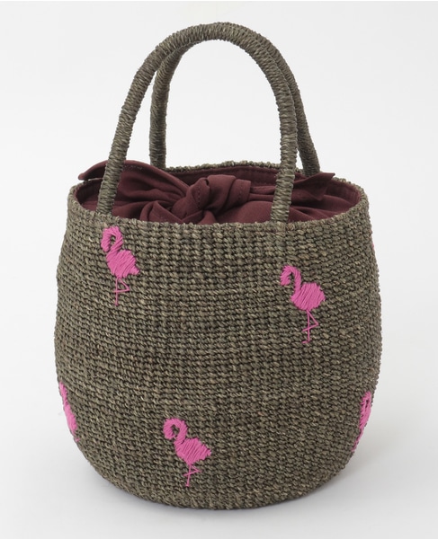 【BAGMATI/バグマティ】フラミンゴかごバッグ（BBK26-SS12） 詳細画像 ブラウン 1