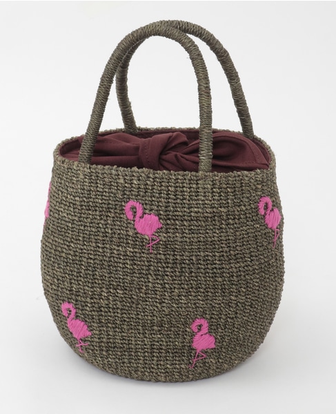 【BAGMATI/バグマティ】フラミンゴかごバッグ（BBK26-SS12） 詳細画像 ブラウン 3