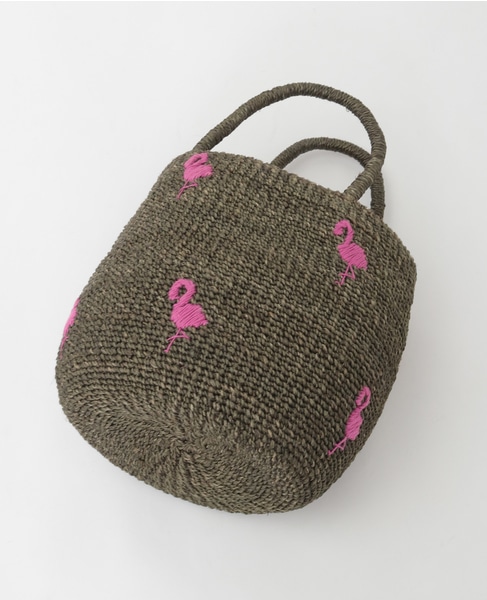 【BAGMATI/バグマティ】フラミンゴかごバッグ（BBK26-SS12） 詳細画像 ブラウン 4