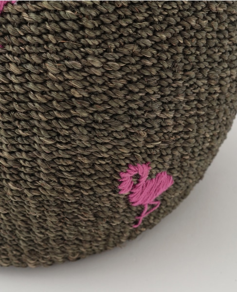 【BAGMATI/バグマティ】フラミンゴかごバッグ（BBK26-SS12） 詳細画像 ブラウン 6