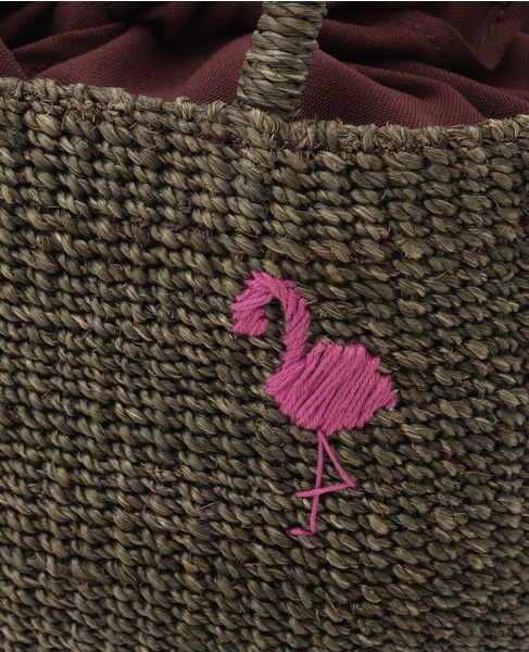 【BAGMATI/バグマティ】フラミンゴかごバッグ（BBK26-SS12） 詳細画像 ブラウン 7