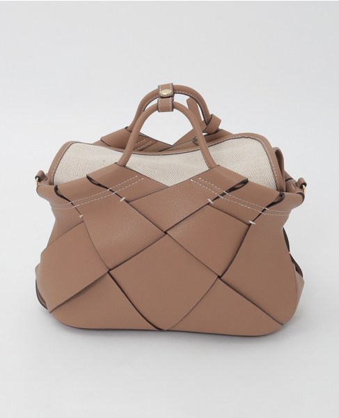 【mica della valle/ミカデラヴァッレ】ハンドバッグ（Romana） 詳細画像 ベージュ 3