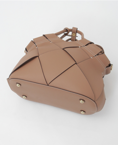 【mica della valle/ミカデラヴァッレ】ハンドバッグ（Romana） 詳細画像 ベージュ 4