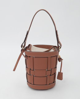 【mica della valle/ミカデラヴァッレ】ハンドバッグ（secchiello intrecciato-5）