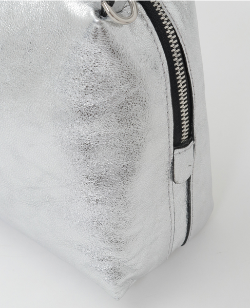 【Gianni Chiarini/ジャンニキャリーニ】ショルダーバッグ（ALIFA） 詳細画像 シルバー 6