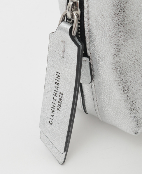 【Gianni Chiarini/ジャンニキャリーニ】ショルダーバッグ（ALIFA） 詳細画像 シルバー 5