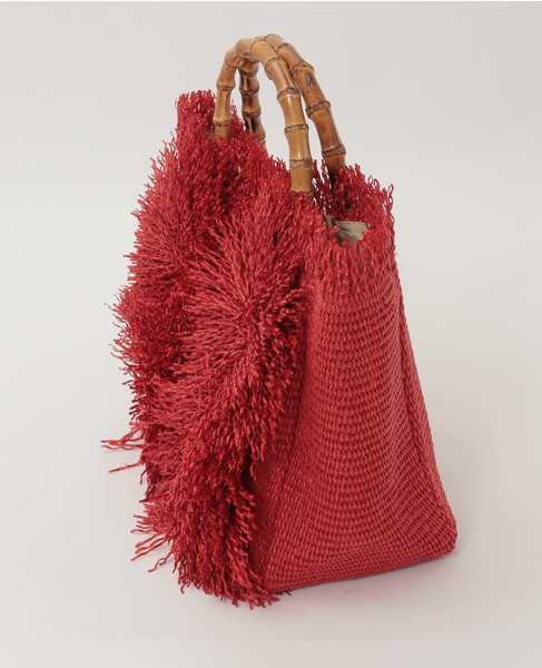 【Anita Bilardi/アニタビラルディ】ファートートバッグ 詳細画像 レッド 2