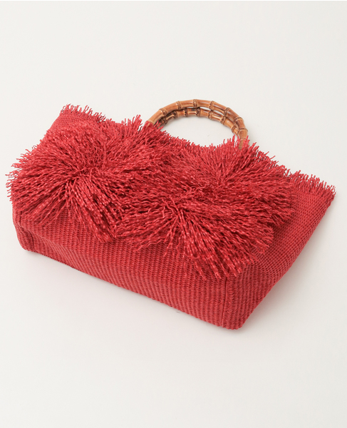 【Anita Bilardi/アニタビラルディ】ファートートバッグ 詳細画像 レッド 4