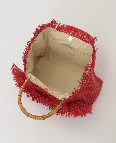 【Anita Bilardi/アニタビラルディ】ファートートバッグ 詳細画像 レッド 8