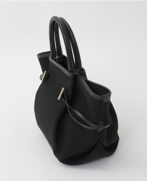 【SOME WHERE STUDIO/サムウェア ステュディオ】トートバッグ（S-015 FOLIA-M） 詳細画像 ブラック 2