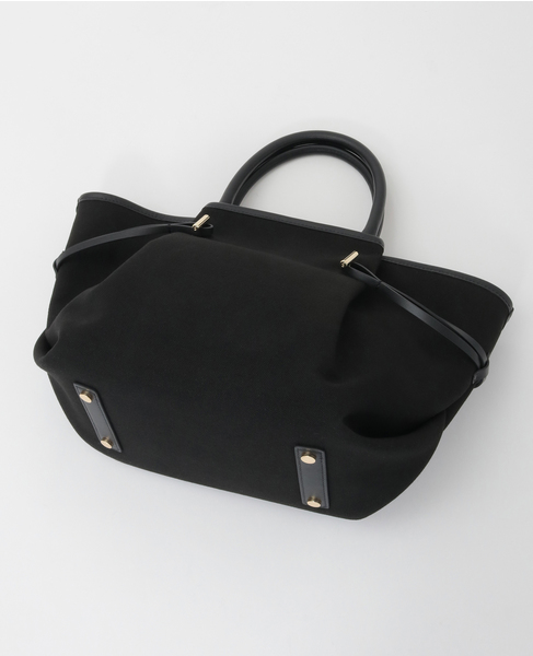 【SOME WHERE STUDIO/サムウェア ステュディオ】トートバッグ（S-015 FOLIA-M） 詳細画像 ブラック 6