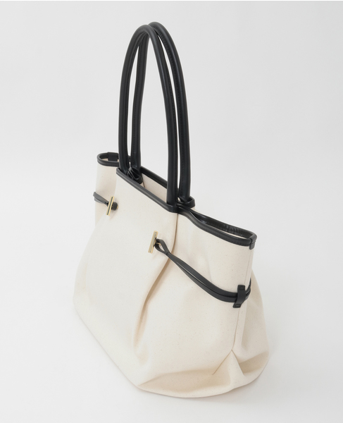 【SOME WHERE STUDIO/サムウェア ステュディオ】トートバッグ（S-016 FOLIA-L） 詳細画像 アイボリー 2