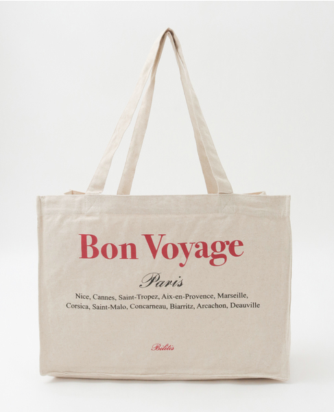 【Bilitis dix-sept ans/ビリティス・ディセッタン】Bon Voyage Tote 詳細画像 アイボリー 1