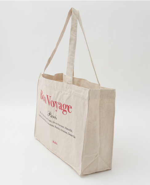 【Bilitis dix-sept ans/ビリティス・ディセッタン】Bon Voyage Tote 詳細画像 アイボリー 2