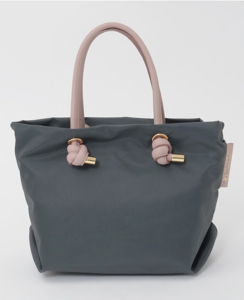 【VIOLAd'ORO/ヴィオラドーロ】ナイロントートバッグ小（V-2174） 詳細画像 チャコールグレー 1