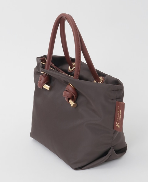 【VIOLAd'ORO/ヴィオラドーロ】ナイロントートバッグ小（V-2174） 詳細画像 ブラウン 2