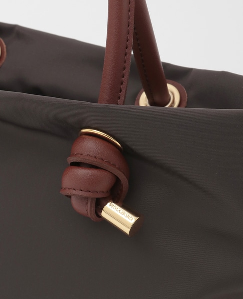 【VIOLAd'ORO/ヴィオラドーロ】ナイロントートバッグ小（V-2174） 詳細画像 ブラウン 6
