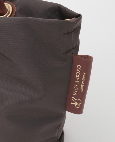 【VIOLAd'ORO/ヴィオラドーロ】ナイロントートバッグ小（V-2174） 詳細画像 ブラウン 7
