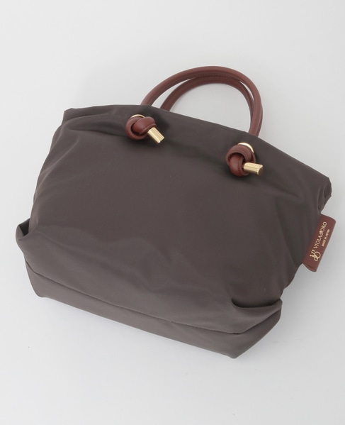 【VIOLAd'ORO/ヴィオラドーロ】ナイロントートバッグ小（V-2174） 詳細画像 ブラウン 8