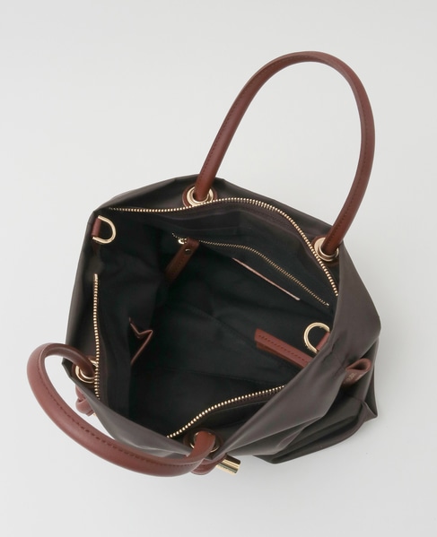 【VIOLAd'ORO/ヴィオラドーロ】ナイロントートバッグ小（V-2174） 詳細画像 ブラウン 9