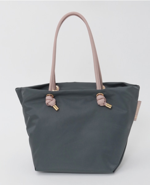 【VIOLAd'ORO/ヴィオラドーロ】ナイロントートバッグ大（V-2175） 詳細画像 チャコールグレー 1