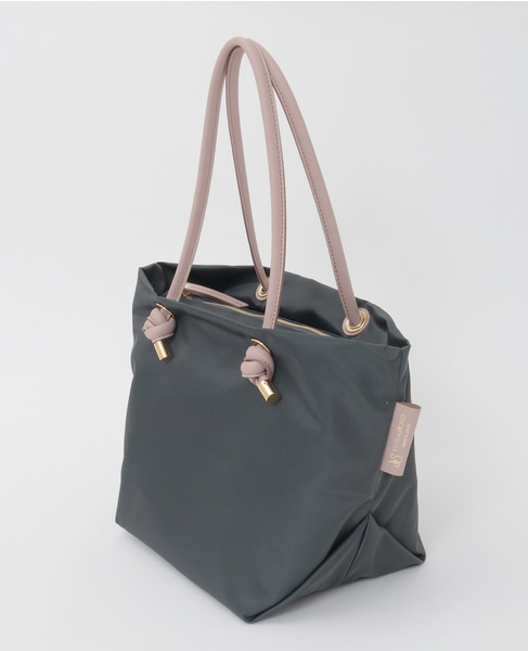 【VIOLAd'ORO/ヴィオラドーロ】ナイロントートバッグ大（V-2175） 詳細画像 チャコールグレー 2