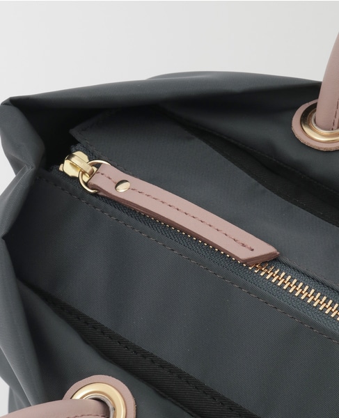 【VIOLAd'ORO/ヴィオラドーロ】ナイロントートバッグ大（V-2175） 詳細画像 チャコールグレー 4