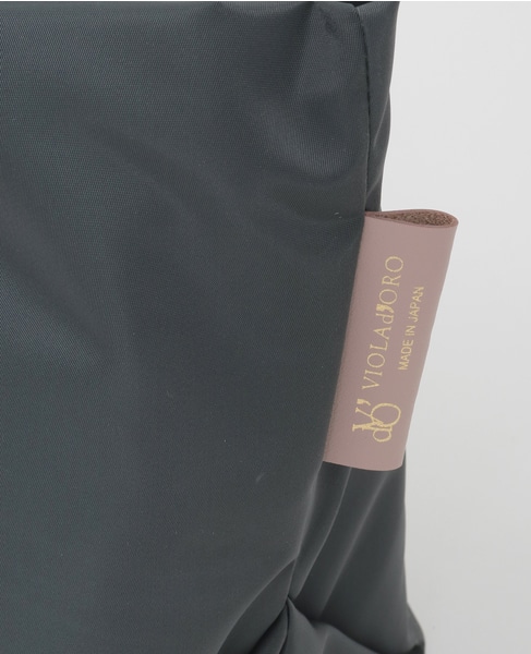 【VIOLAd'ORO/ヴィオラドーロ】ナイロントートバッグ大（V-2175） 詳細画像 チャコールグレー 6