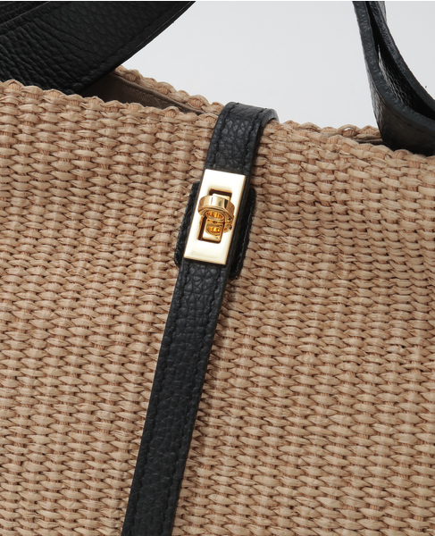 【VIOLAd'ORO/ヴィオラドーロ】かごバッグ（V-8744） 詳細画像 ナチュラル 5