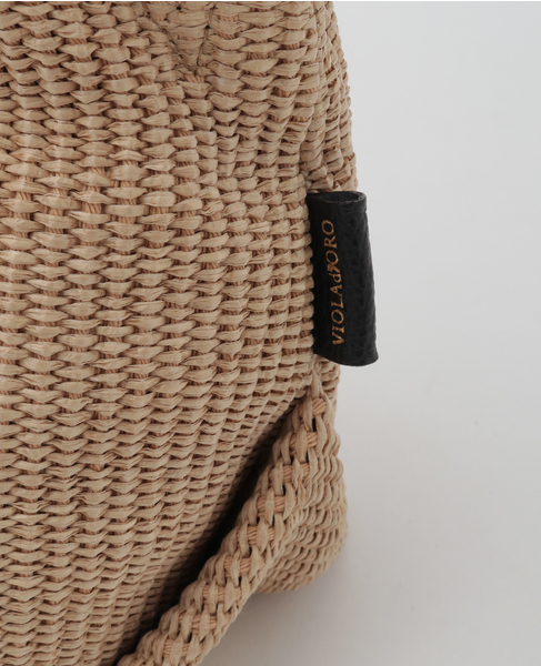 【VIOLAd'ORO/ヴィオラドーロ】かごバッグ（V-8744） 詳細画像 ナチュラル 7