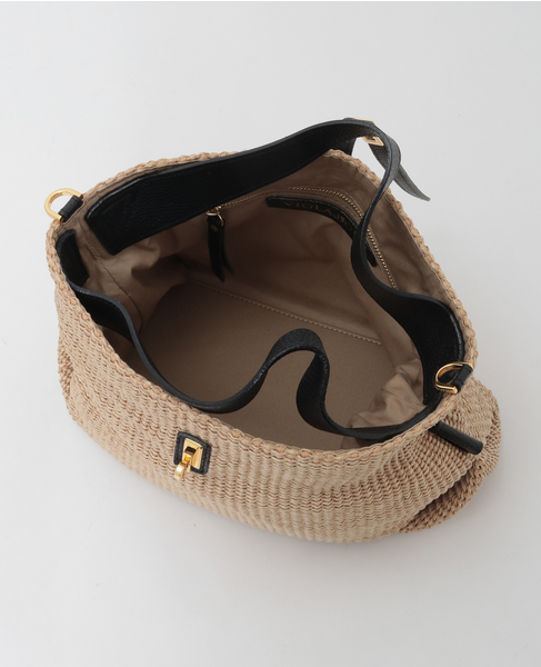 【VIOLAd'ORO/ヴィオラドーロ】かごバッグ（V-8744） 詳細画像 ナチュラル 8