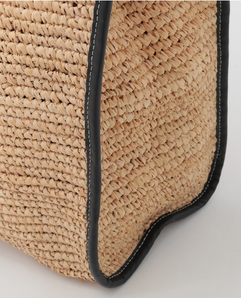 【A VACATION/ア ヴァケーション】トートバッグ（TANK RFA BLACK） 詳細画像 ベージュ 6